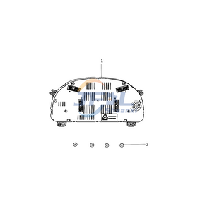 Howo Truck Electrical System System Prats AC97165820211 HOWO-TFT Screen Combination Instrument (fuel)