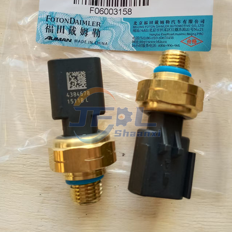 Exhaust Pressure Sensor 4384678 for Foton Cummins ISG11/ISG12, Dongfeng Cummins ISZ13 Series And Weichai WP12/WP13 National VI Engines