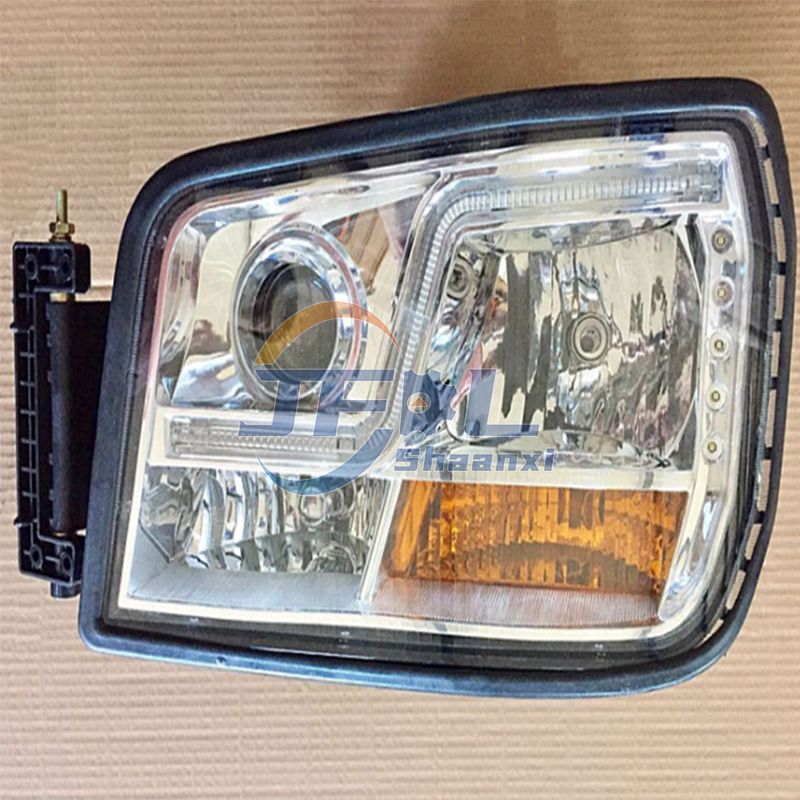 Factory Directly Sell Shacman Heavy Truck Lighting System Core Component Left Front Headlight Assembly DZ96189722010