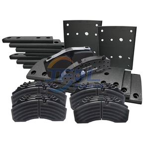 Source Factory Supply Customizable High Quality Heavy Truck Parts Brake Pads Brake Lining for Yutong Bus Shacman Howo Zhongtong