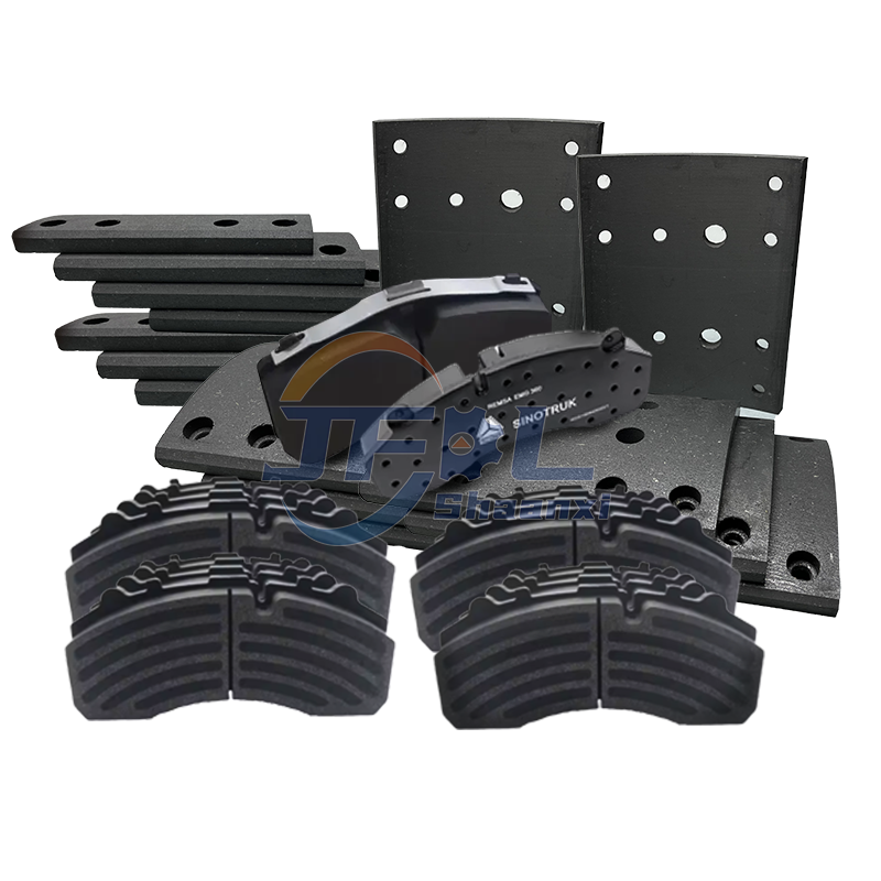 Source Factory Supply Customizable High Quality Heavy Truck Parts Brake Pads Brake Lining for Yutong Bus Shacman Howo Zhongtong