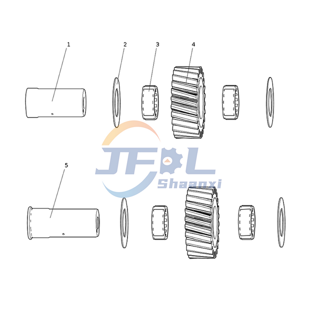 Howo LKW-Antriebsstrangsysteme Teile AC22090500102 Umlenkwellenbaugruppe