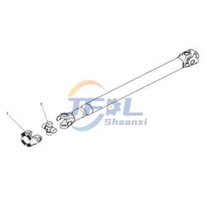 Howo Truck Drive Train Systems Parts AZ9939312030 Drive Shaft