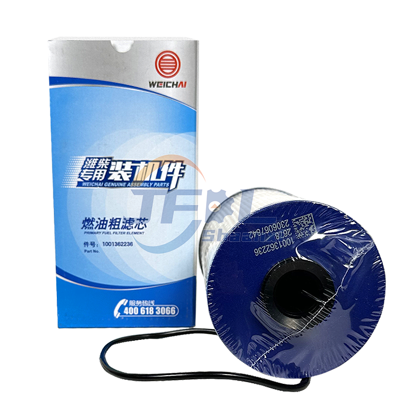 Shacman X3000 Sinotruk HOWO T7H FAW J6P Weichai Engine Parts Fuel 1001362236 Filter Element