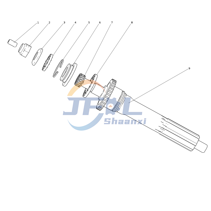 Howo truck drive train systems parts AZ2203020063 input shaft assembly
