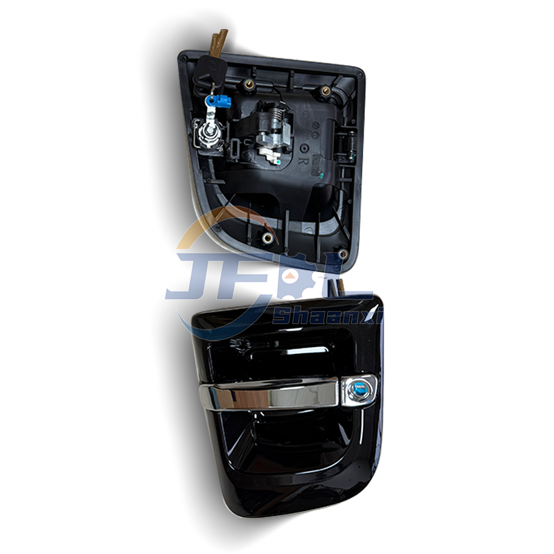 Original Shacman X5000 Body Spare Parts Cabin Door Outer Handle Lock with Key DZ14251340036 DZ14251340037