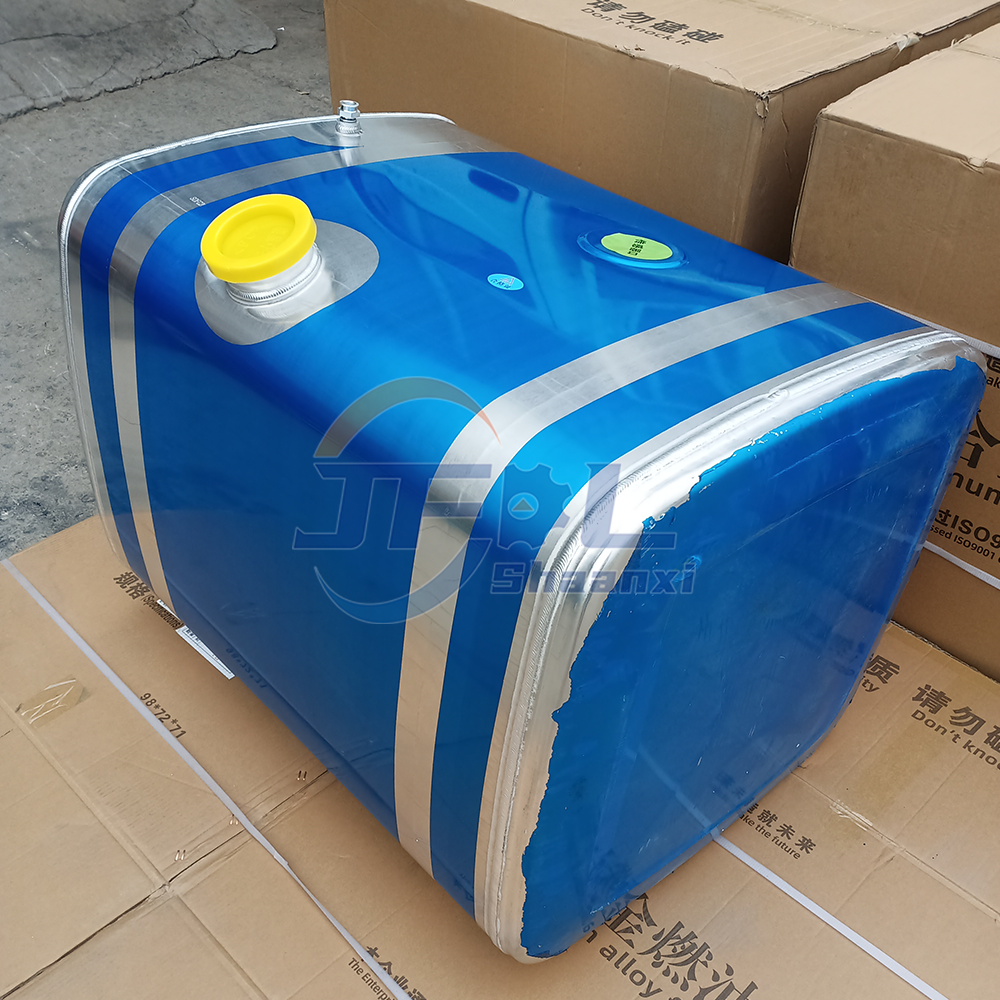 Shacman Delong X3000, M3000 Fuel Tank Assembly / 400L Aluminum Alloy Fuel Tank Assembly (Weichai, for National III Engines) DZ9114552790