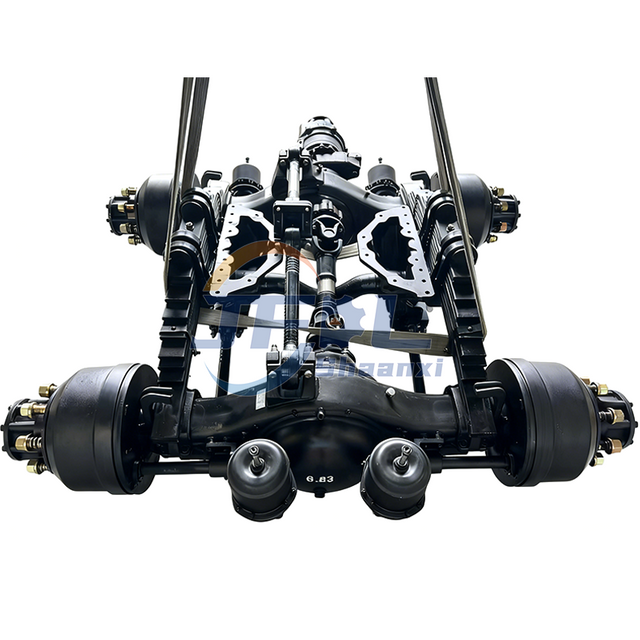 Manufacturer supply Dongfeng Truck Spare Parts 10T Chassis Rear Axles Suspension Assembly