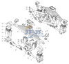 Howo Front and rear suspension system AC99255200302 load dumping disconnected balance suspension 