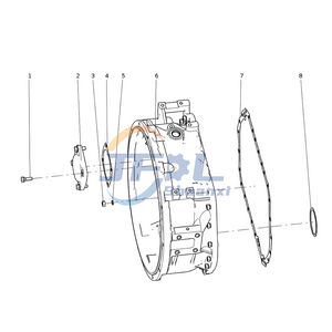  Howo Truck Drive Train Systems Parts AC22090000110 Transmission Front Housing Assembly 