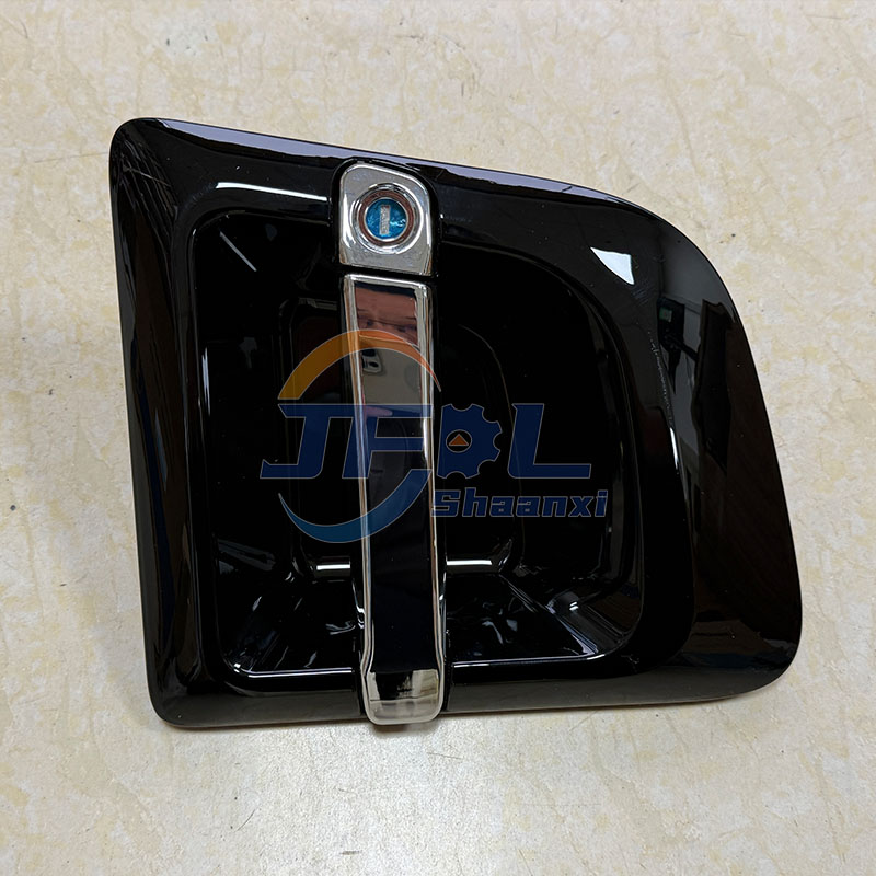 Original Shacman X5000 Body Spare Parts Cabin Door Outer Handle Lock with Key DZ14251340036 DZ14251340037