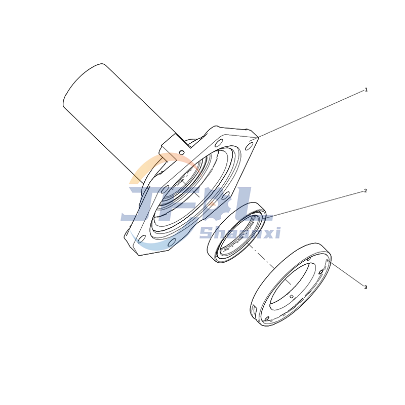  Howo truck drive train systems parts AZ2203020068 Input shaft end cover and oil guide ring assembly