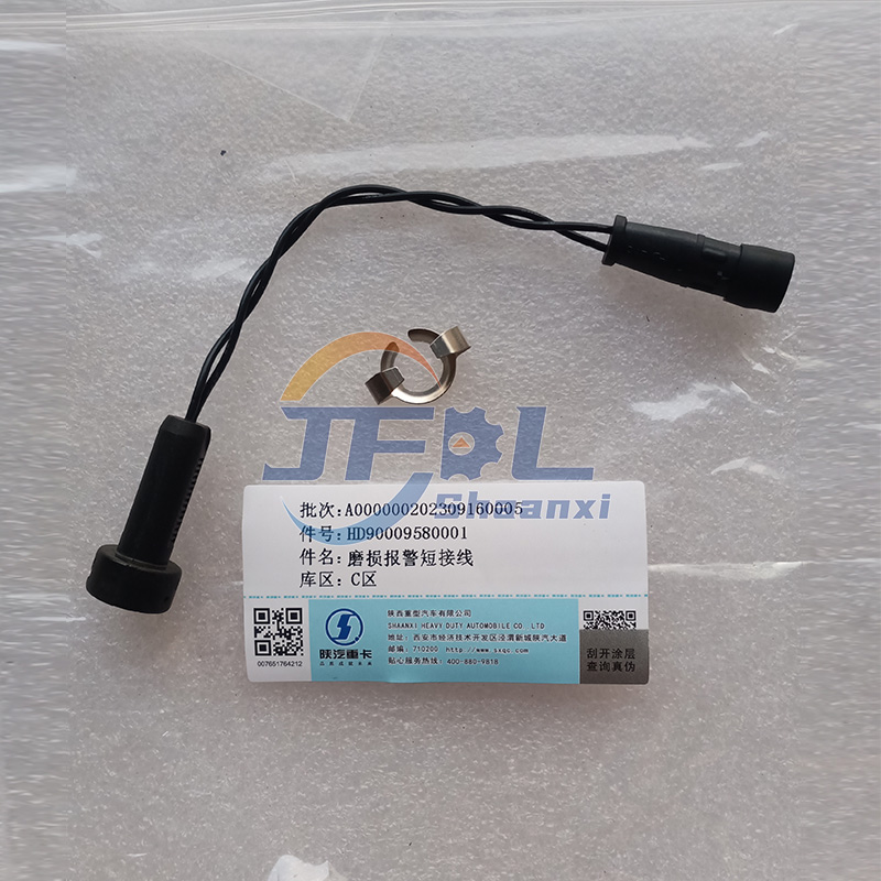 Original Heavy Truck Spare Parts Wear Alarm Short-circuit Wire Sensors HD90009580001 Brake Pad Wear Sensor for Shacman X3000