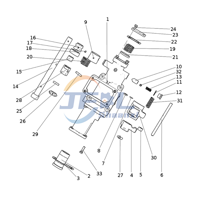 Howo Truck Drive Train Systems Parts AZ220321000036 Kleine Abdeckungsbaugruppe (9 G&auml;nge)