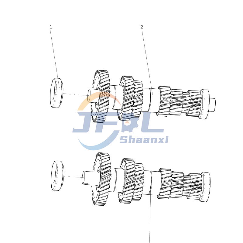 Howo Truck Drive Train Systems Parts AC22090300104 Countershaft Assembly 