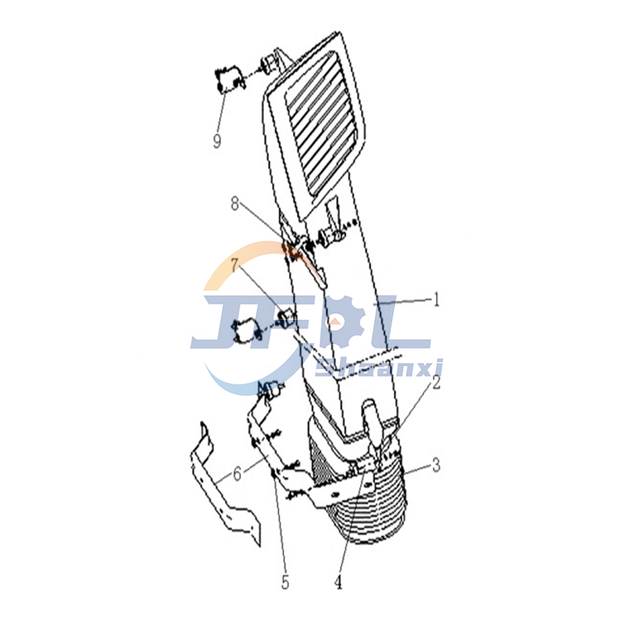 Truck Engine Spare Parts Air Intake System(without Side Deflector)