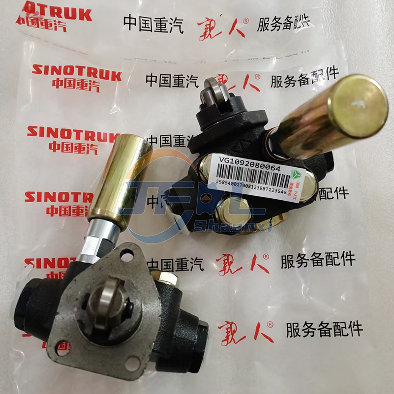 Howo Truck Fuel Feed Pump Assembly VG1092080064 for Sinotruk WD615/WD618 Series (Global Shipping)