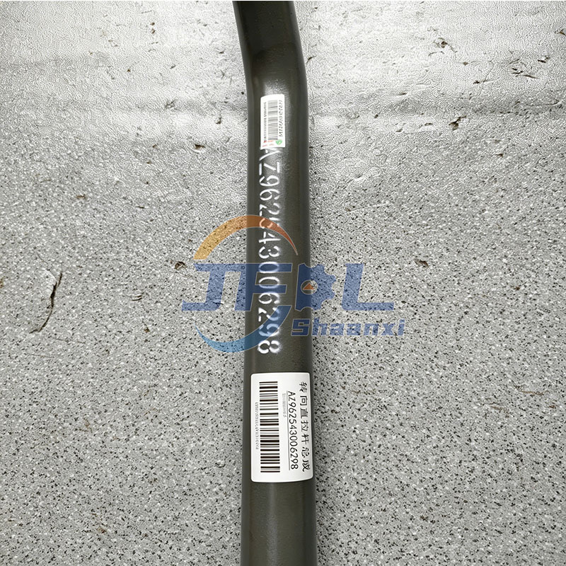 Sinotruck Howo Spare Parts Transition Pull Rod Steering Drag Link Assembly AZ962543006298 Steering Straight Tie Rod