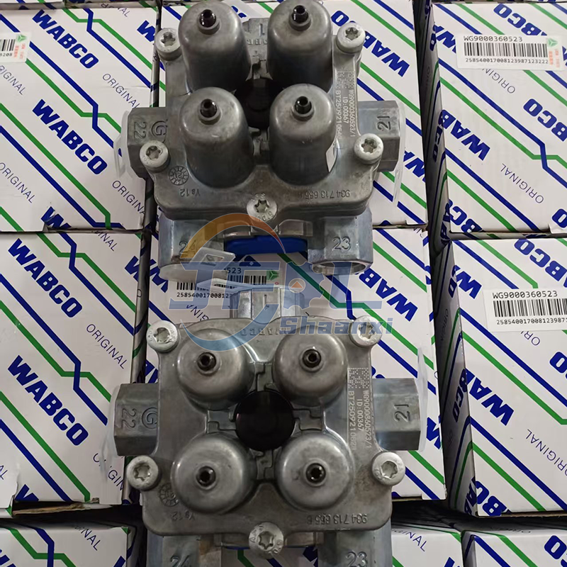 Factory Direct Sales of Four circuit Protection Valve WG9000360523 for HOWO 7, HOWO A7, HOWO T7H, And HOWO TX Series.