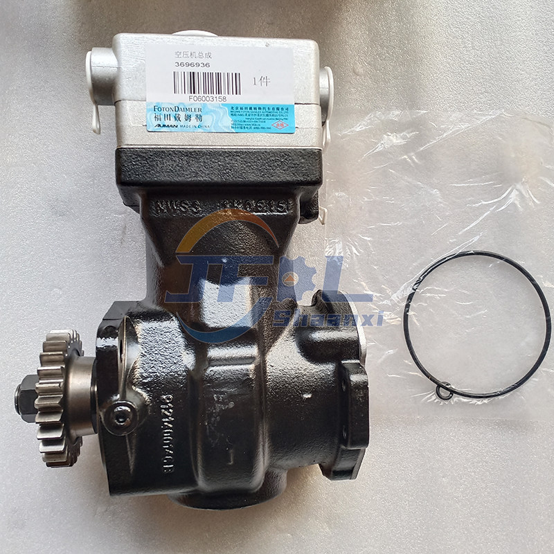 Mechanical Diesel Engine Parts Air Brake Compressor 3696936 Heavy Truck Parts Air Compressor for WABCO Cummins ISG Foton