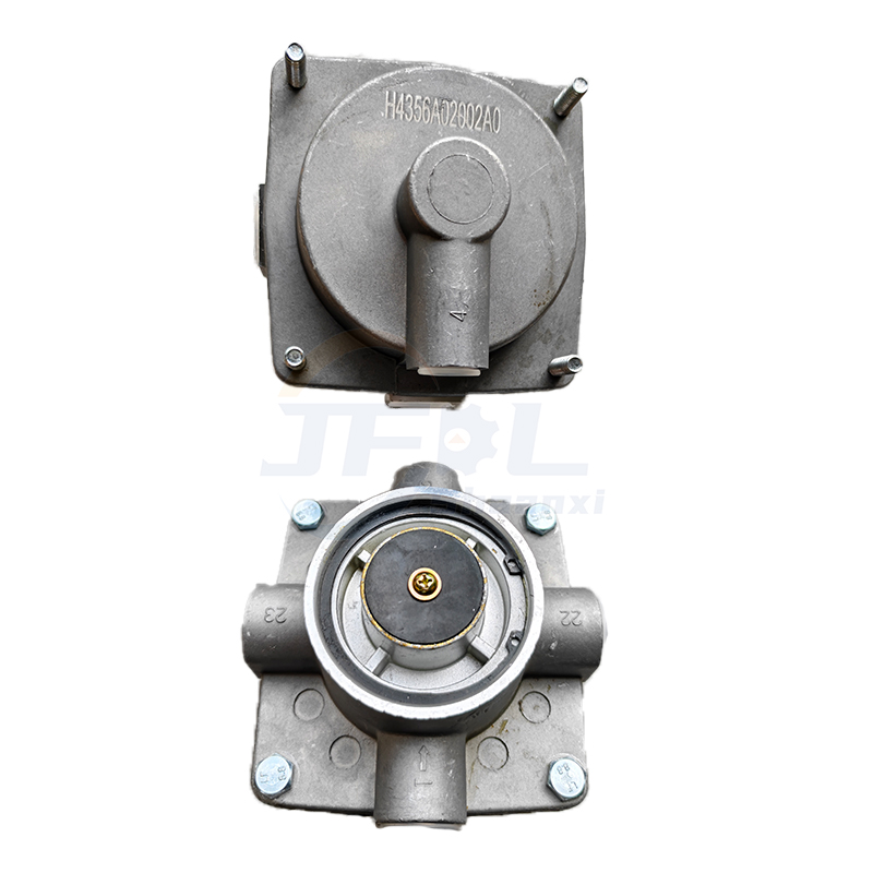 High Quality Foton Auman Truck Parts Middle Axle Relay Valve with Silencer H4356A02002A0