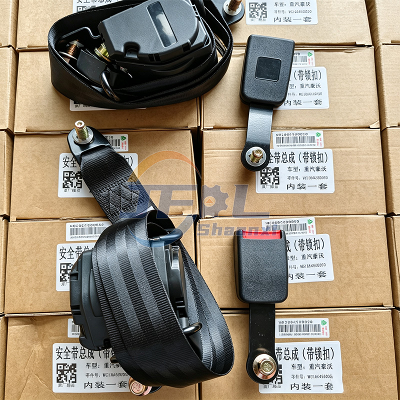 SINOTRUK HOWO A7 T7H T5G TX T7 SITRAK C7H C5H Truck Spare Parts Front Left Seat Belt Assembly WG1664560050 