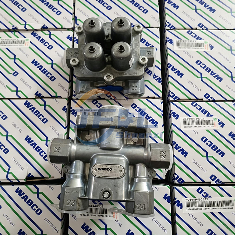 Factory Direct Sales of Four circuit Protection Valve WG9000360523 for HOWO 7, HOWO A7, HOWO T7H, And HOWO TX Series.