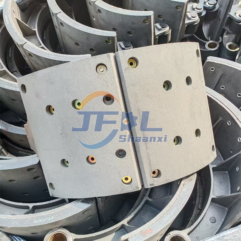High Quality Rear Brake Shoe Assembly HD90149340095 for SHACMAN X3000 F3000 M3000 SINOTRUK HOWO Truck Spare Parts 