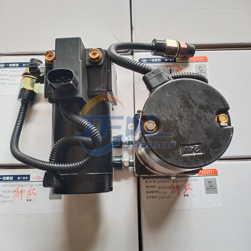 5002075A1650-C00 Truck Cabin Lifting Electric Pump for FAW Jiefang J6 J6P JH6 Heavy Duty Truck Electric Tilt Pump Assembly