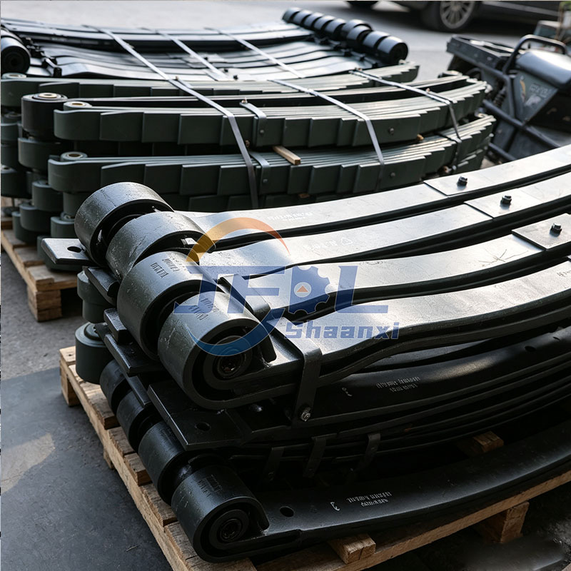 SinoTruck Howo Suspension System Parts Front And Rear Leaf Spring Assembly WG9931524011 WG9725522281 WG9725520789 