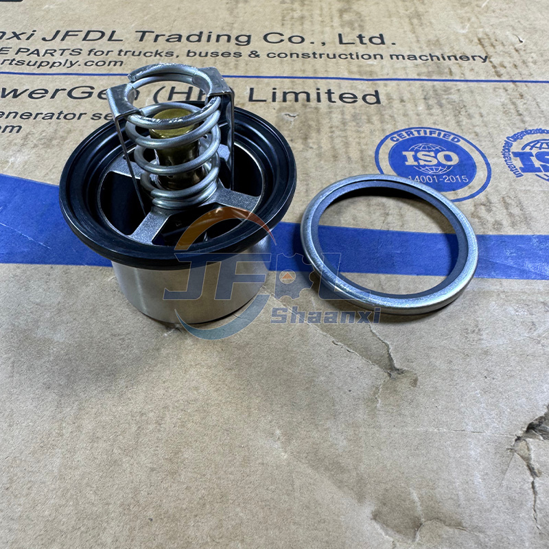 Shacman Delong Truck Spare Parts F3000/X3000 Weichai WP10/WP12/WP13 Engine Thermostat Valve 71 Degree 33814-71 Thermostat Assembly Accessories