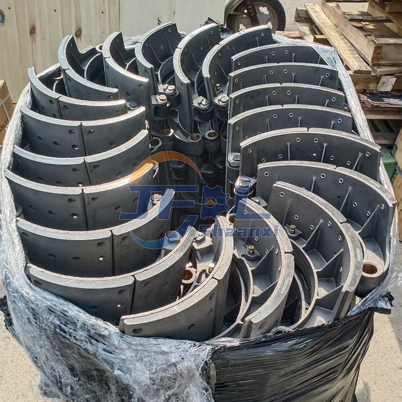 High Quality Rear Brake Shoe Assembly HD90149340095 for SHACMAN X3000 F3000 M3000 SINOTRUK HOWO Truck Spare Parts 