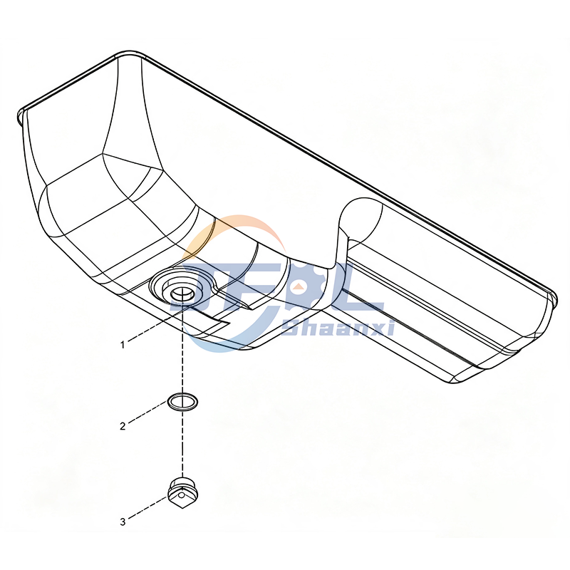Weichai WD615 WP10 WD618 WD12 Diesel Engine Spare Parts Oil Pan 612600150379 Oil Sump Assembly for Sinotruk Howo 336/ 371/380/ 420 Shacman Delong M3000 X3000 Truck Accessories