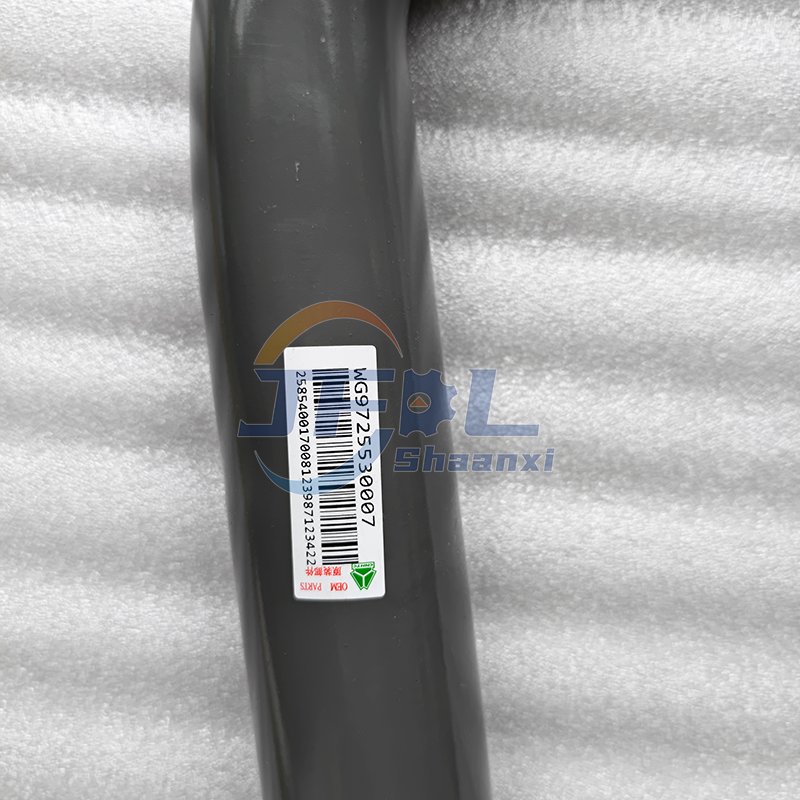 SINOTRUK HOWO Genuine Radiator Outlet Steel Pipe WG9725530007 - Durable Heavy Duty Truck Cooling System Component