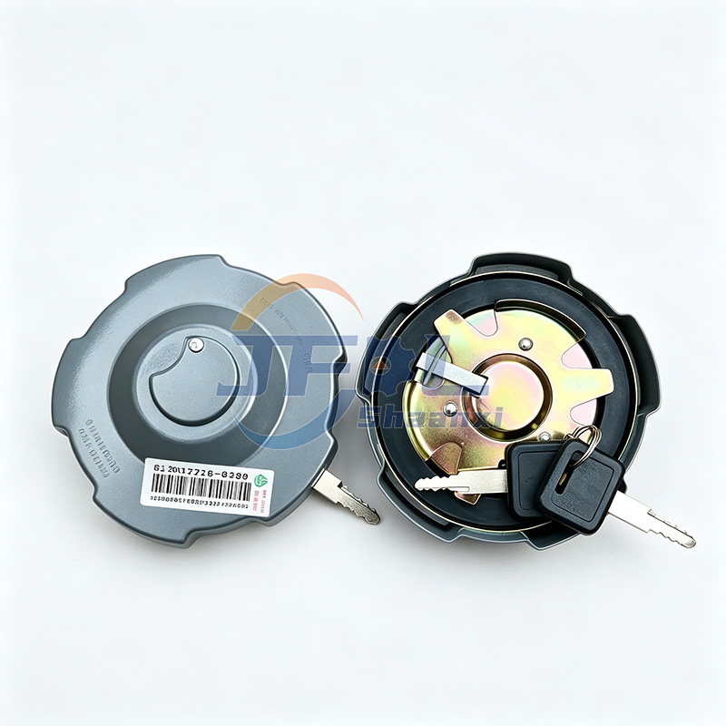 Heavy-Duty Metallic Fuel Tank Locking Cap Assembly 812W12210-0100 for HOWO T5G T7H TX MAX TH7 Trucks